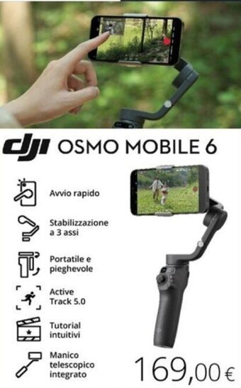 Euronics Dji Osmo Mobile 6 offerta