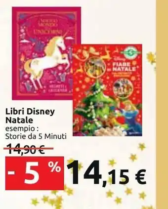 Carrefour Market Libri disney natale offerta