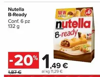 Carrefour Market Nutella b-ready offerta