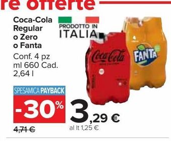 Carrefour Market Coca-cola regular o zero o fanta offerta