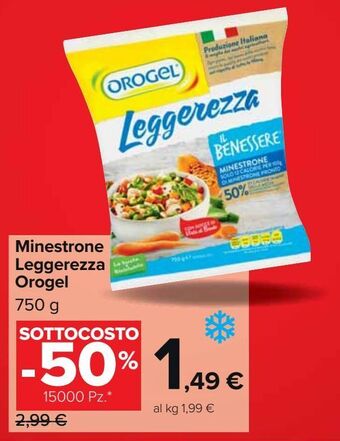 Carrefour Market Minestrone leggerezza orogel offerta