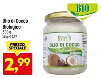 Supermercati Piccolo Purezza Bio Olio di Cocco 300 g offerta
