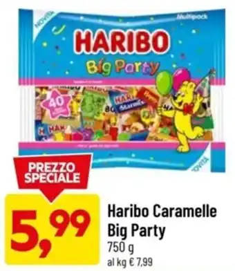Supermercati Piccolo Haribo Caramelle Big Party 750 g offerta