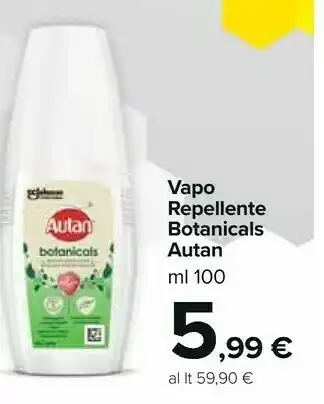 Carrefour Market Autan Vapo Repellente Botanicals offerta
