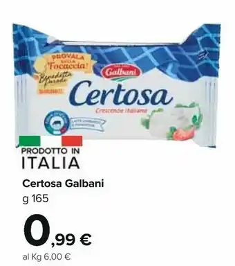 Galbani Certosa Crescenza 165 G(ml)