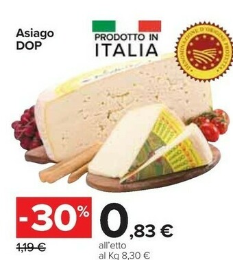 Carrefour Market Asiago Carrefour Dop offerta