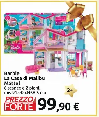 Carrefour Iper Barbie la casa di malibù mattel offerta