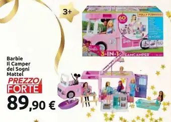 Carrefour Iper Barbie il camper dei sogni mattel offerta
