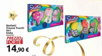 Sbelletti trousse trucchi 3in1 globo