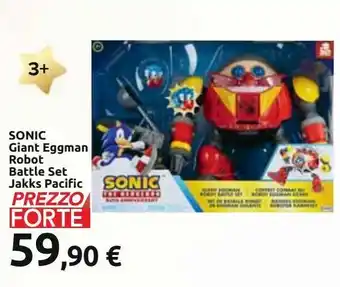 Sonic giant eggman robot battle set jakks pacific