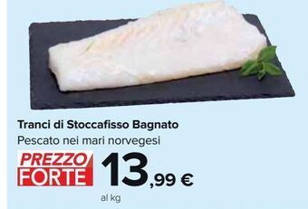 Tranci di stoccafisso bagnato