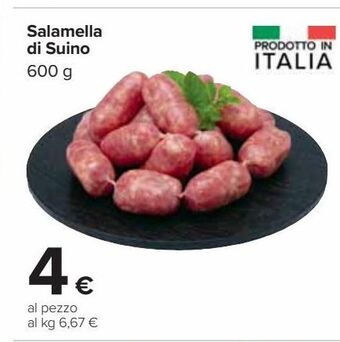Carrefour Market Salamella di suino offerta