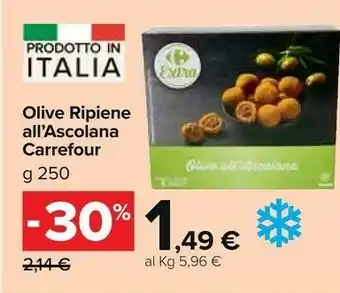 Carrefour Market Carrefour Olive Ripiene All'ascolana offerta