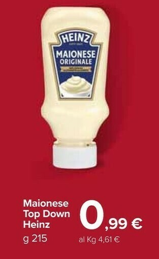 Carrefour Market Heinz Maionese 215 G(ml) offerta