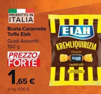 Carrefour Market Busta caramelle toffe elah offerta