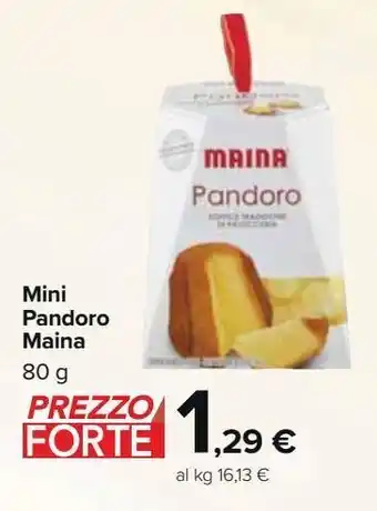 Mini pandoro maina