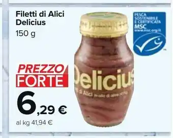 Filetti di alici delicius
