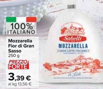 Carrefour Market Mozzarella fior di gran sasso offerta