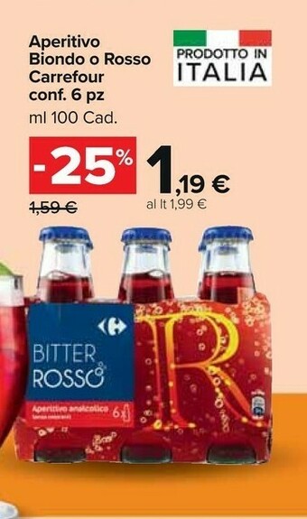 Carrefour Market Carrefour Aperitivo Biondo O Rosso offerta