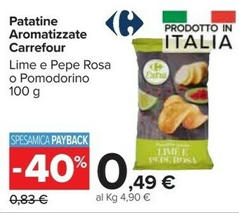 Carrefour Market Carrefour Patatine Aromatizzate offerta