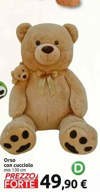 Carrefour Market Orso con cucciolo offerta