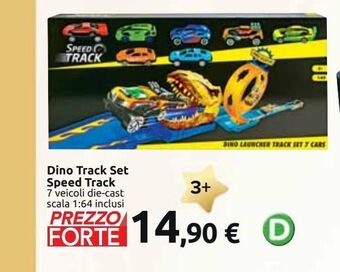 Dino track set speed track