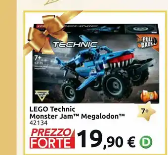 Carrefour Market Lego technic monster jam megalodon offerta