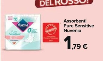 Carrefour Market Nuvenia Assorbenti Pure Sensitive offerta