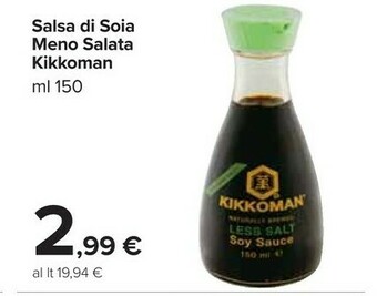 Carrefour Market Kikkoman Salsa Di Soia 150 G(ml) offerta