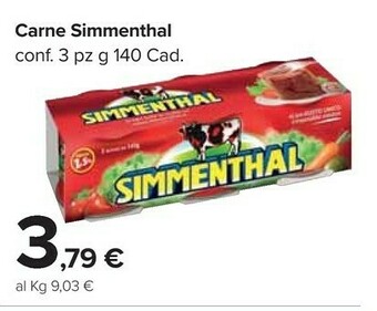 Carrefour Market Simmenthal Carne offerta