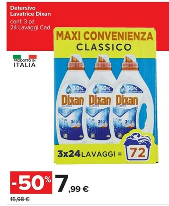 Carrefour Market Dixan Detersivo Lavatrice offerta