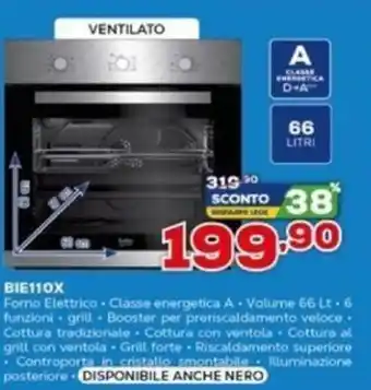 Euronics Beko Forno Elettrico BIE110X offerta