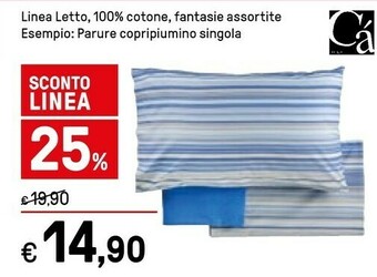 Iper La Grande Parupe Copripiumino Singola offerta