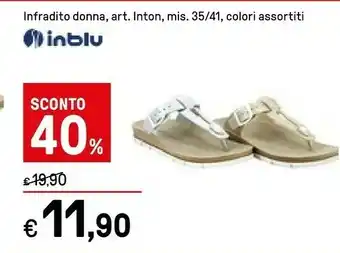 Iper La Grande Inblu Infradito Donno offerta