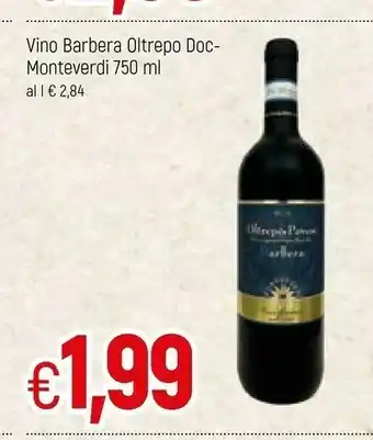 Famila Vino Barbera Oltrepo DOC - Monteverdi offerta