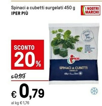 Iper La Grande Spinaci offerta
