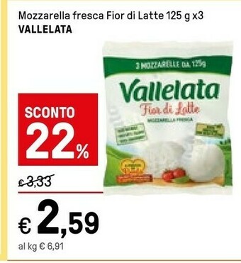 Iper La Grande Vallelata Mozzarella offerta