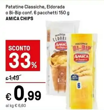 Iper La Grande Amica chips Patatine fritte offerta
