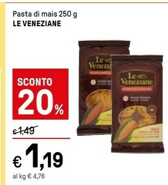 Iper La Grande Le veneziane Alimenti senza glutine offerta