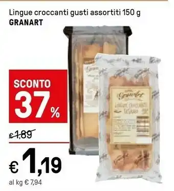 Iper La Grande Granart Grissini offerta