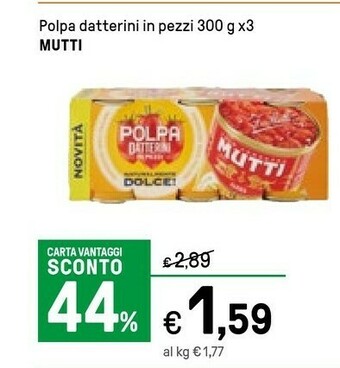 Iper La Grande Mutti Pomodori pelati offerta