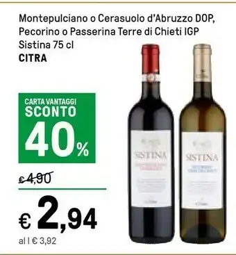 Iper La Grande Citra Montepulciano d'Abruzzo offerta