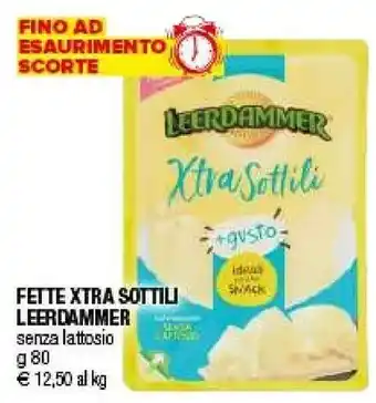 Iperal Leerdammer Fette Xtra Sottili Senza Lattosio offerta