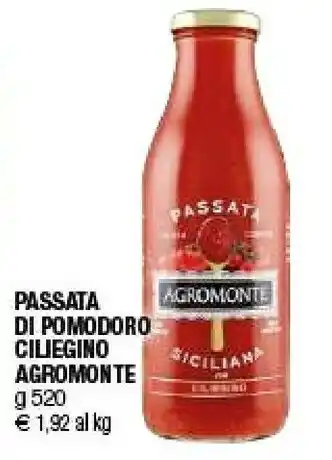 Iperal Agromonte Passata Di Pomodoro Ciliegino offerta
