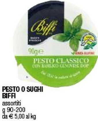 Iperal Biffi Pesto Classico 190 G(ml) offerta