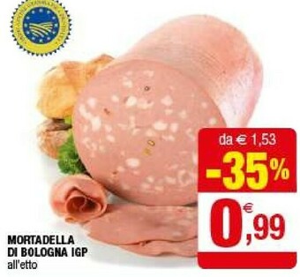 Iperal Mortadella Di Bologna IGP offerta