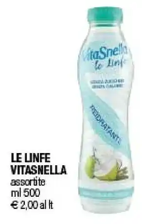 Iperal Vitasnella Le Linfe Con Acqua Di Cocco Reidratante 500 G(ml) offerta