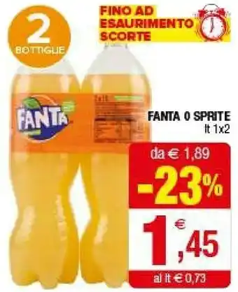 Iperal Coca Cola Coca-Cola - Fanta Aranciata 2000 G(ml) offerta