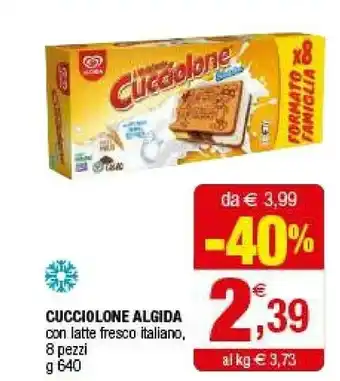Iperal Algida Cucciolone Con Latte Fresco Italiano offerta
