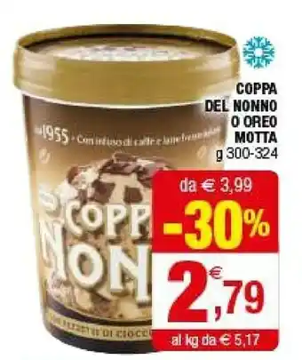 Iperal Motta Coppa Del Nonno O Oreo offerta